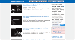 Desktop Screenshot of mentaribaliholiday.com